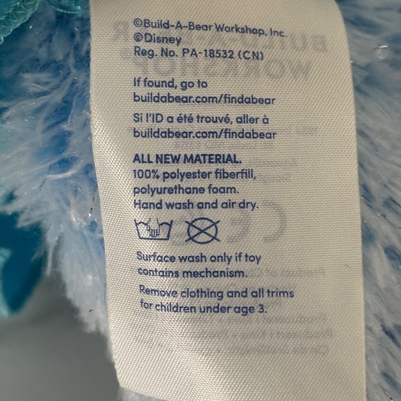 Build A Bear BAB DISNEY Frozen ELSA Blue Teddy Bear Dress Plush Stuffed SINGS! - Picture 14 of 14